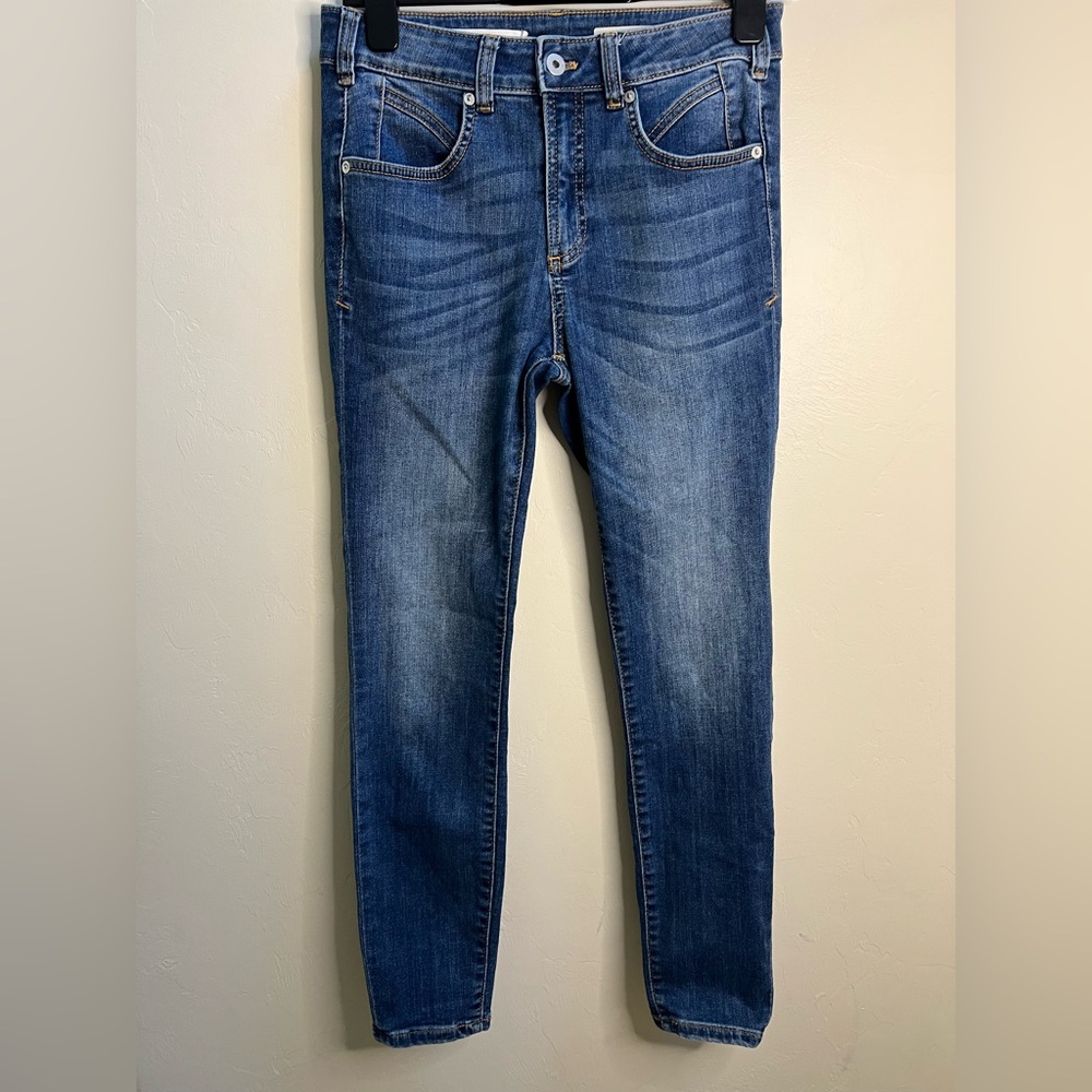 Pilcro and the Letterpress Anthropologie High Rise Denim Legging Skinny Jeans 27